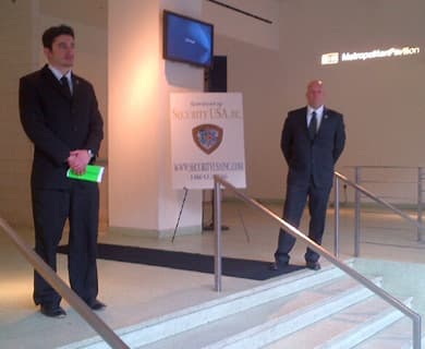 Security USA® provides charitable security services for the "Seeds for Peace" event in Manhattan