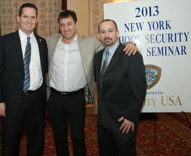 David Boehm COO, Rami Hahitti CEO, Albert Timens Counter Terrorism Consultant for Security USA