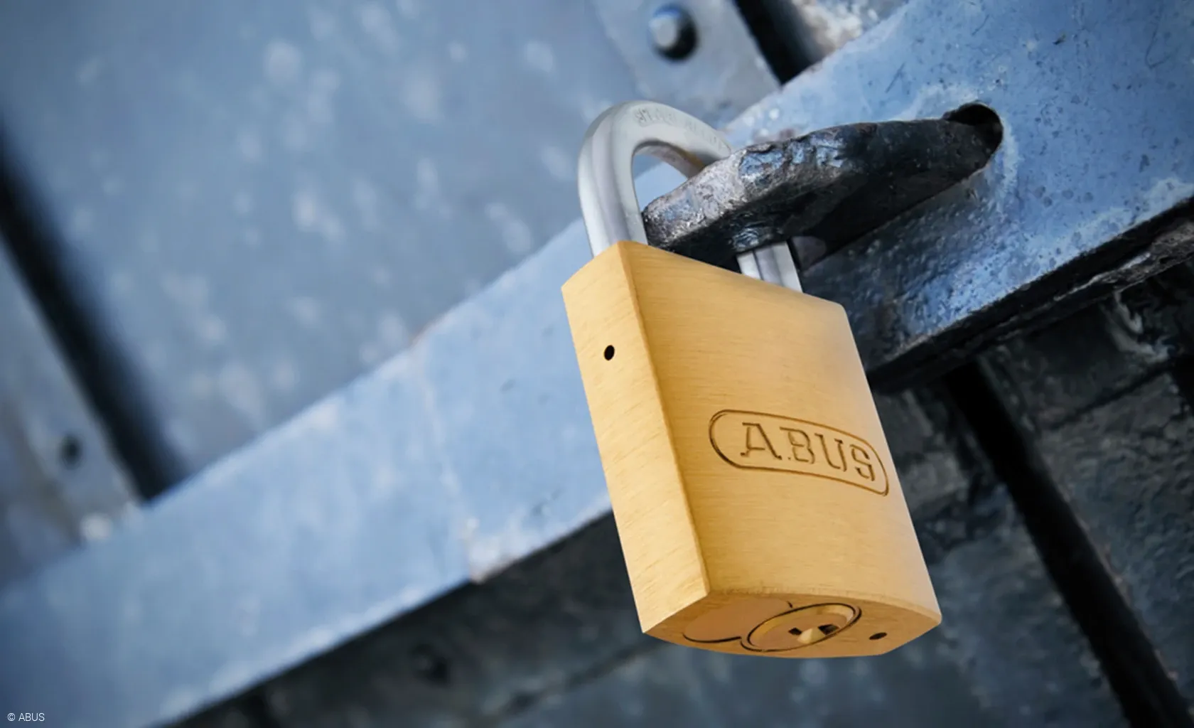 A photo of a lock