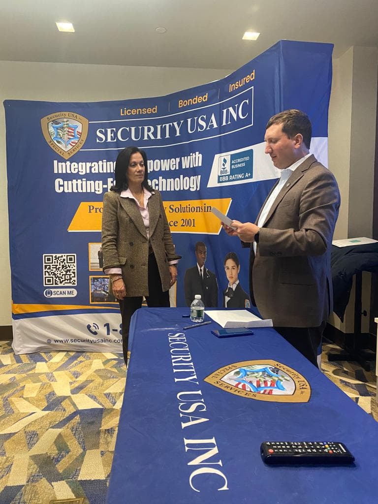 Employee Receiving Certificate
Security USA®, NY