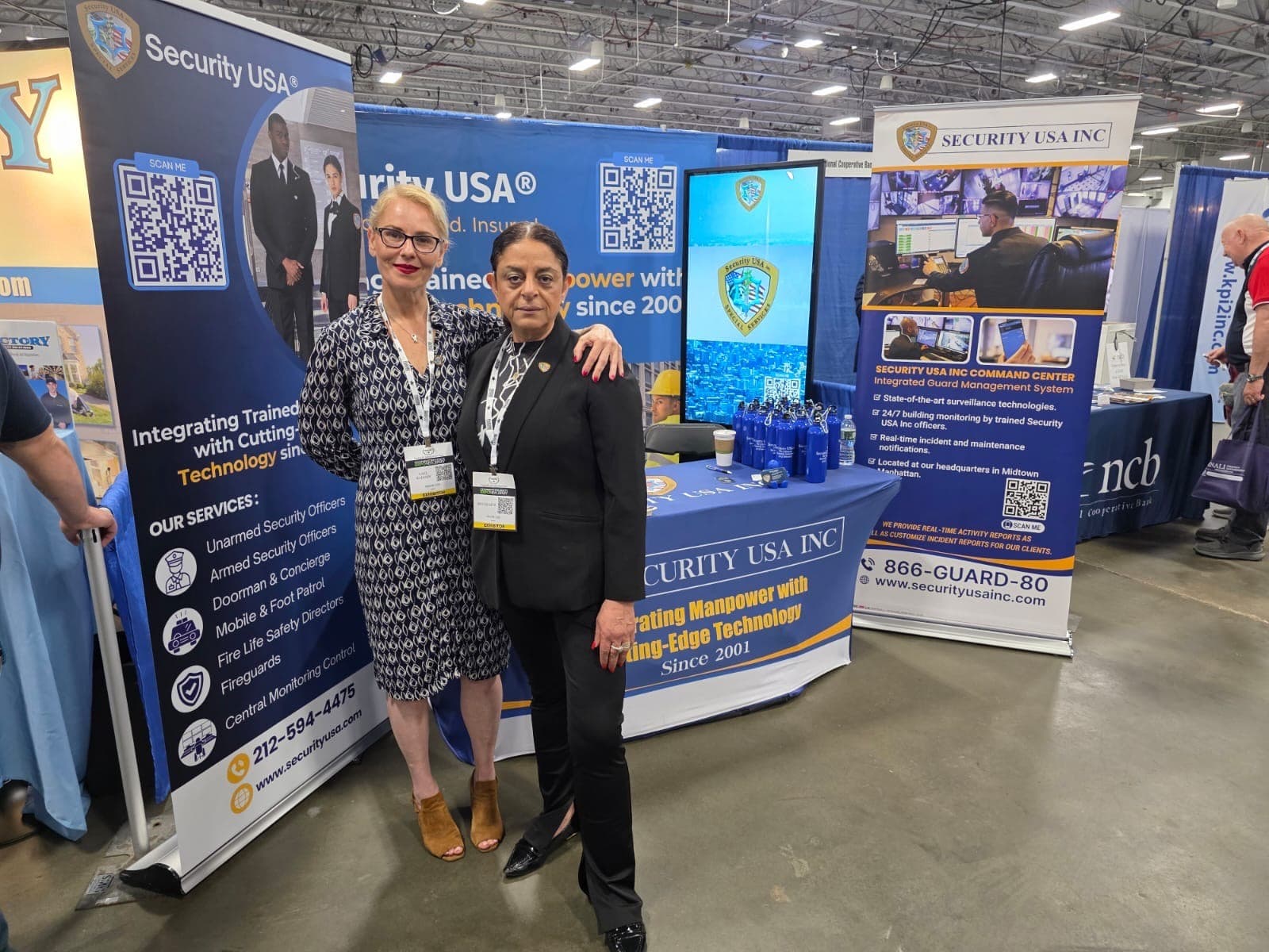 Security USA at the security expo.