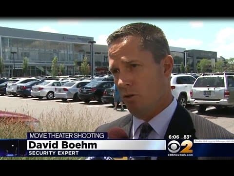 David Boehm, COO of Security USA®, Inc, in his interview to CBS New York, called theaters and malls 'soft targets.' after man with a gun and bad intentions entered the theater and later opened fire, killing two people and injuring nine others before turning the gun on himself