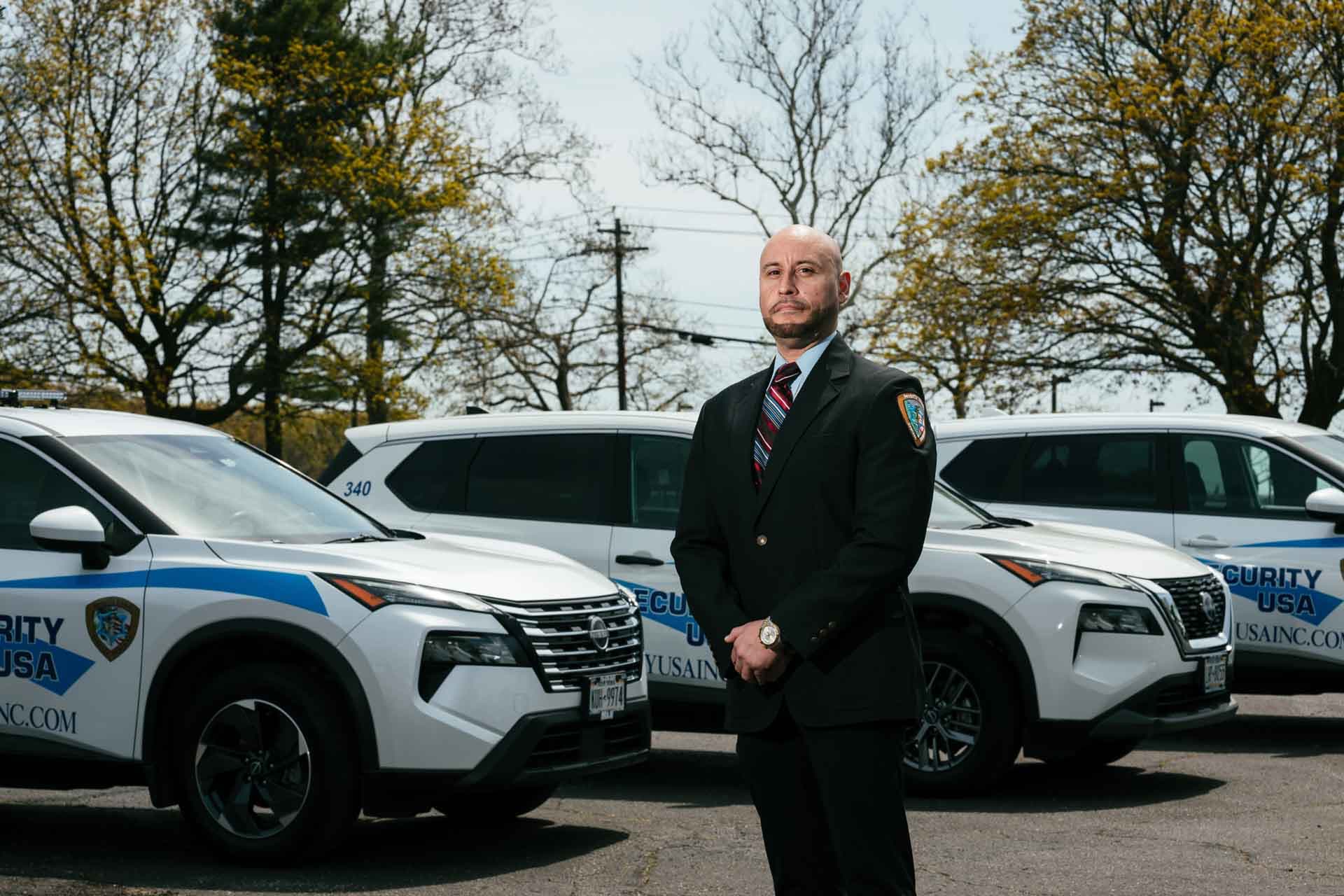 Image of a Security USA® account manager out in the field.