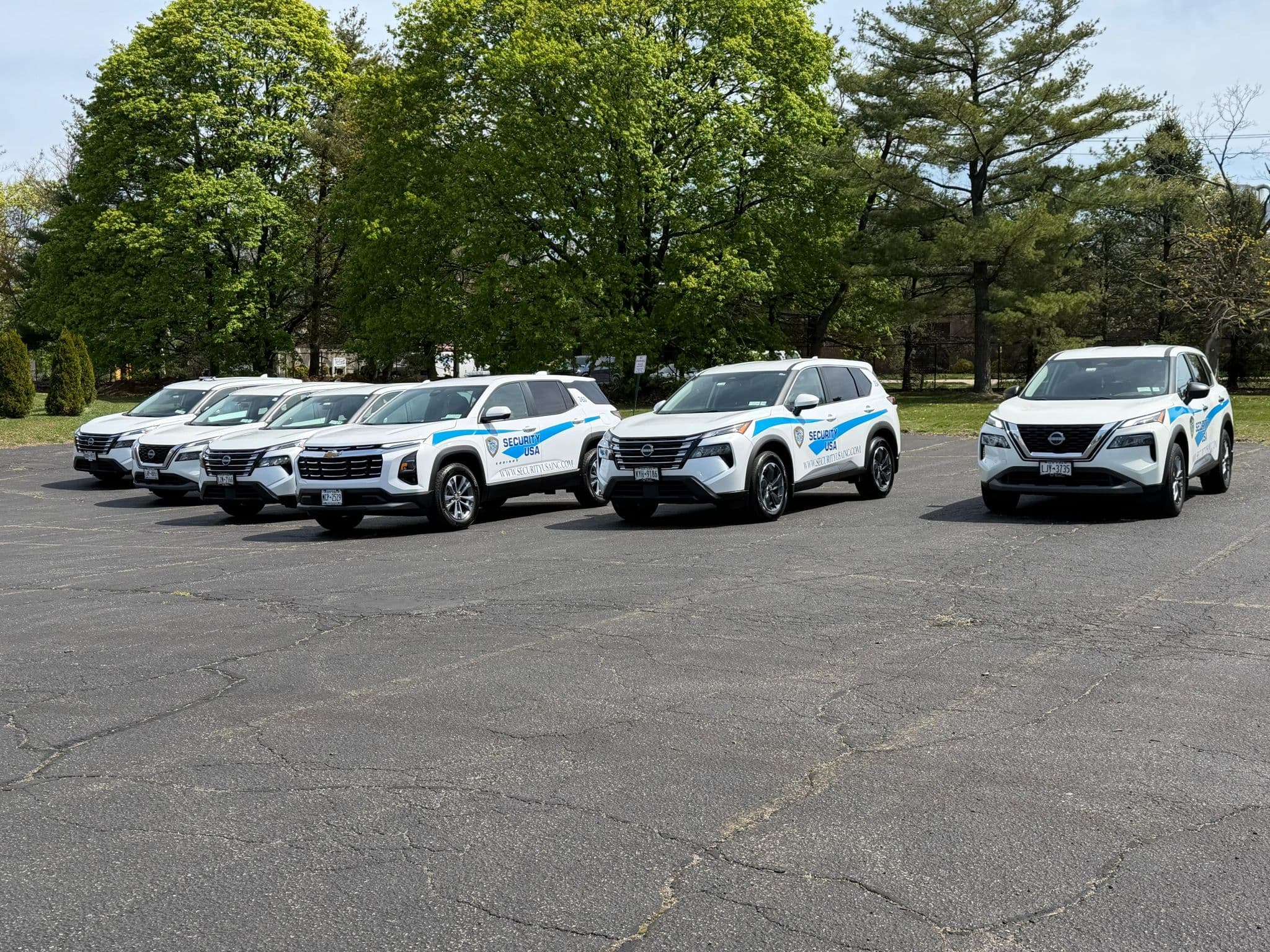 Image of Security USA® company vehicles.