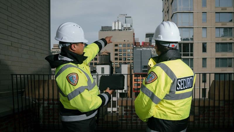 Image of Security USA® fire guards monitoring fire safety at a property.