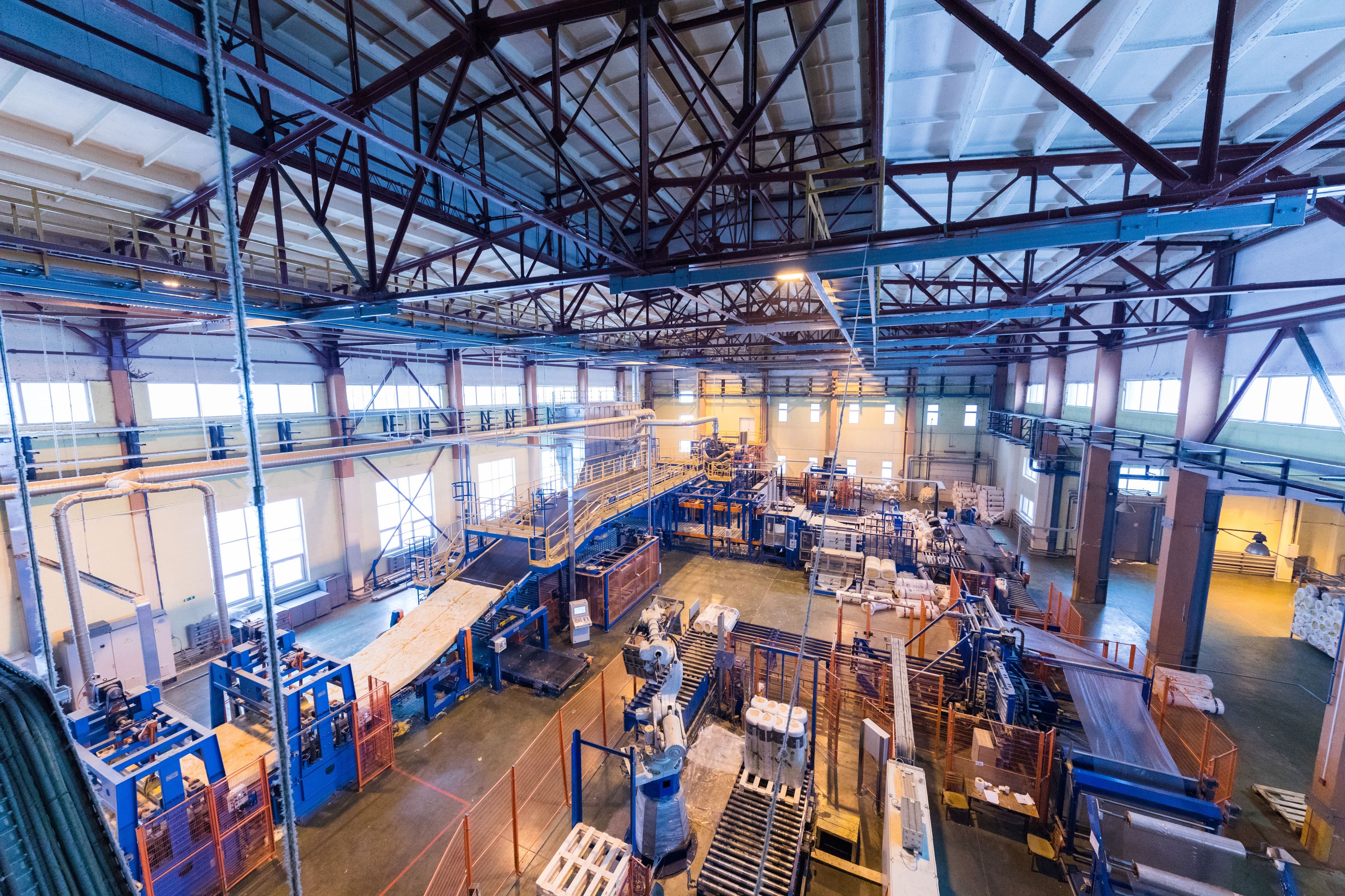 Image of the interior of a manufacturing plant.