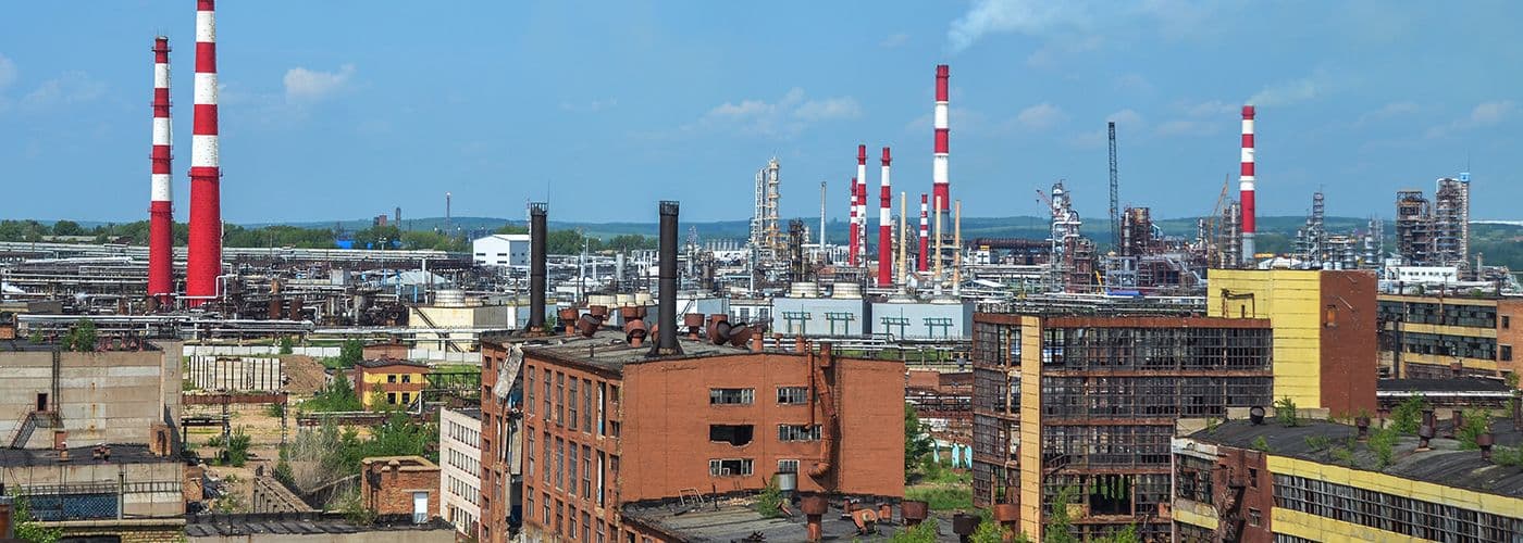 Industrial manufacturing plant