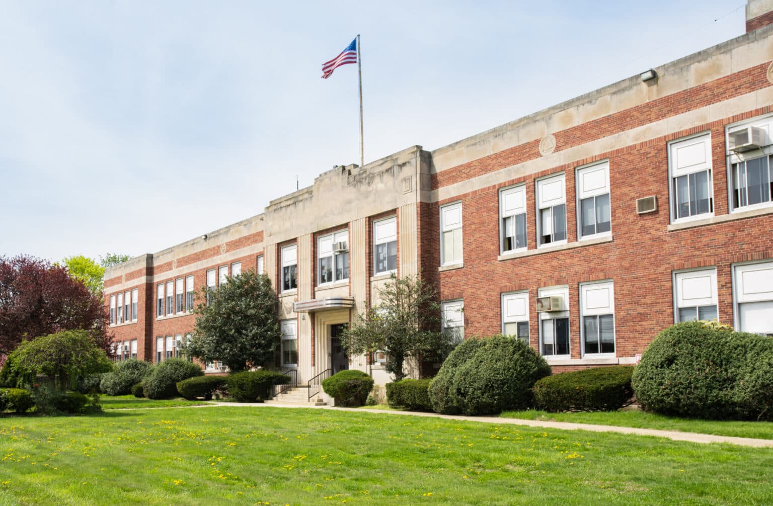 Image of the exterior of a school.