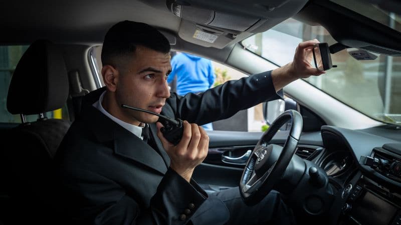 Image of a Security USA® executive protection agent providing transportation security