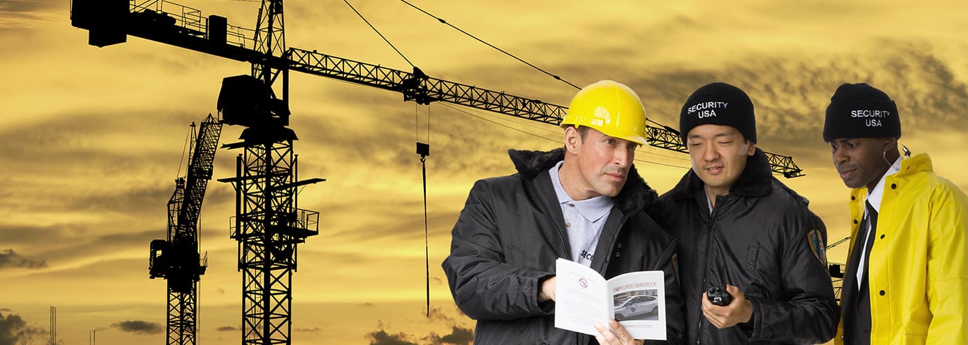 Image of Security USA® construction guards.