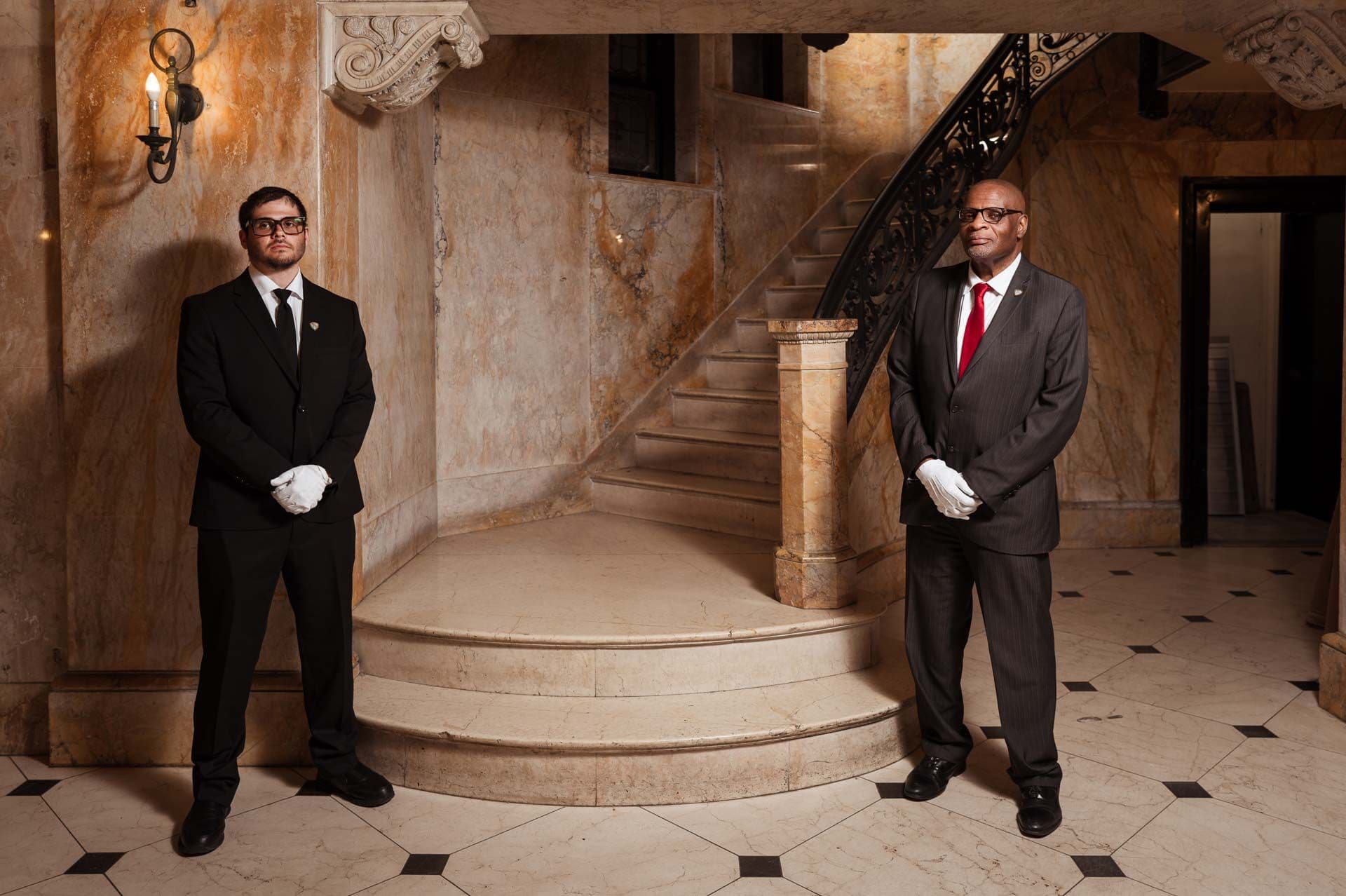 Security USA® security officer providing museum and cultural institution entrance coverage